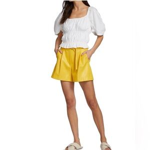 Derek Lam 10 Crosby. Elora Cotton Puff-Sleeve Blouse size 6. New without tags.